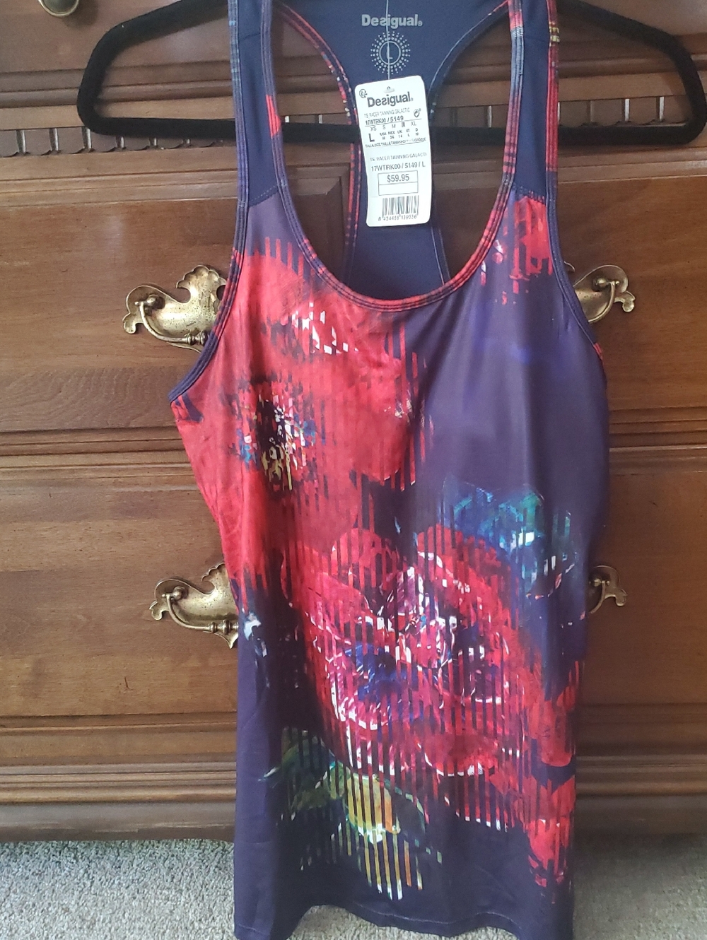 Desigual Tainning Galactic Racerback Tank